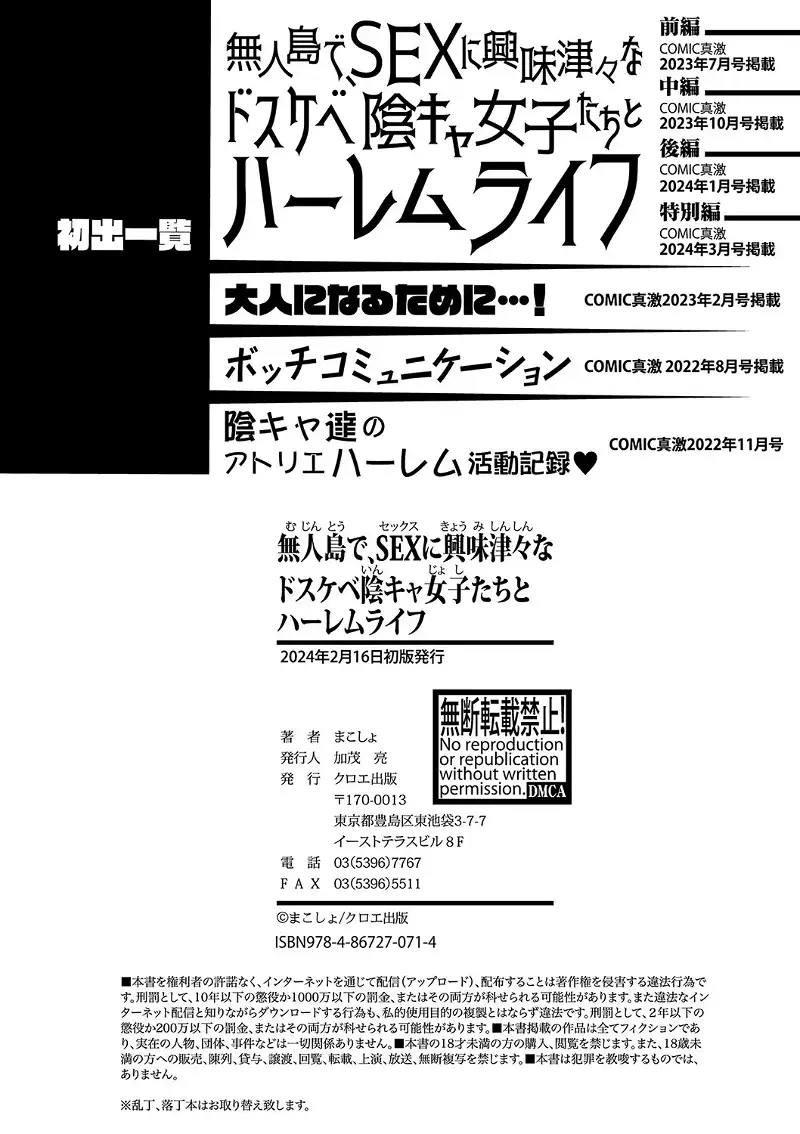 Mujintou de, SEX ni Kyoumi Shinshin na Dosukebe Inkya Joshi-tachi to Harem Life Chapter 1 - page 203