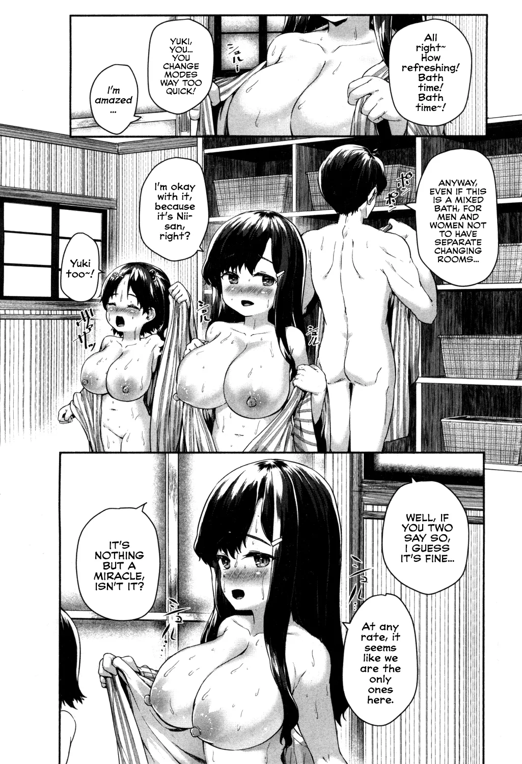 Breeding with Two Bunnies!! ~Yuki and Shinano in Heat at the Hot Spring~ Chapter 1 - page 8
