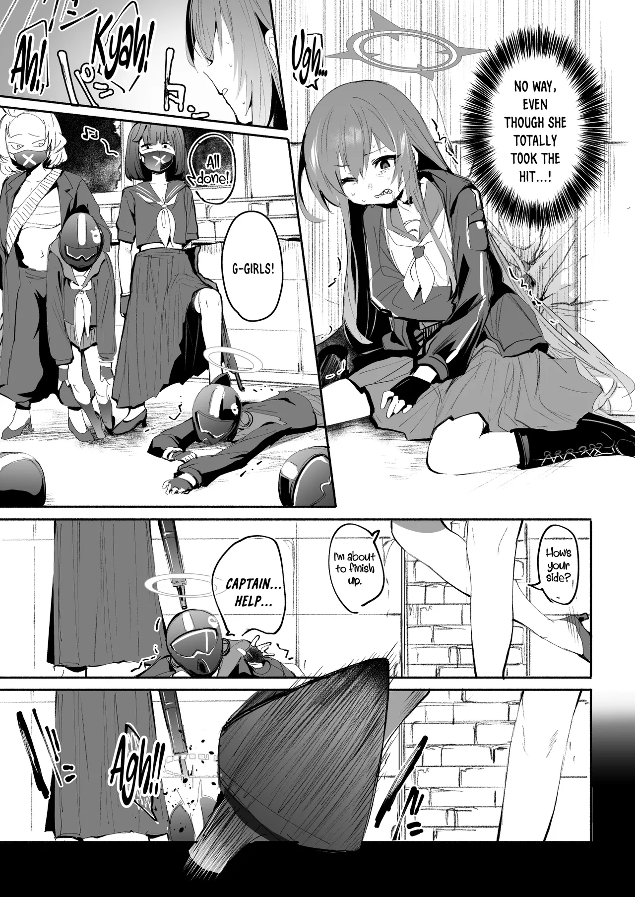 BlueArch Ryoujoku Goudoushi "CuteAggression" Chapter 1 - page 63