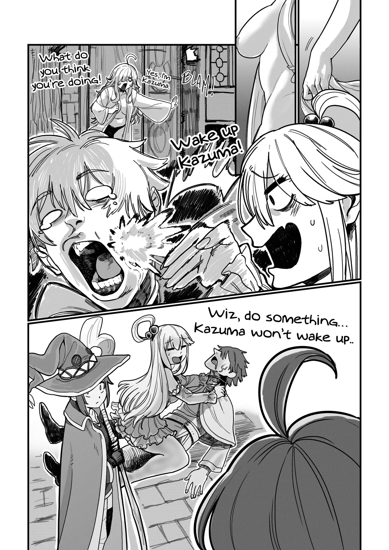 Konosuba: Wiz's possessed Bathtime Chapter 1 - page 9